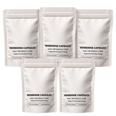 5 Pack | Berberine Capsules